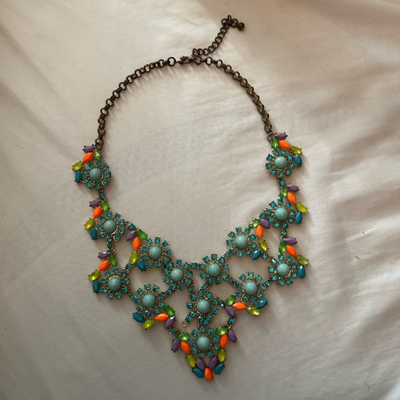 Gorgeous Colorful J. Crew Statement Necklace - Picture 7 of 8
